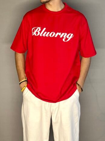 RED BLUORNG T-SHIRT