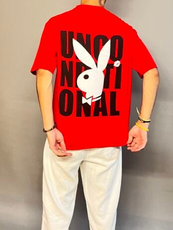 RED BLUORNG T-SHIRT