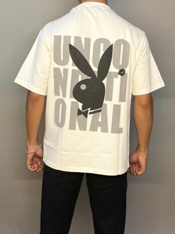 WHITE BLUORNG T-SHIRT