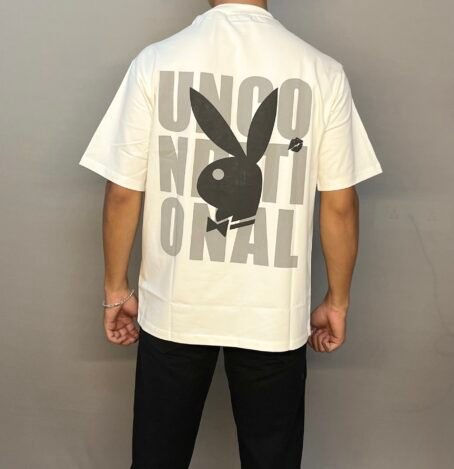WHITE BLUORNG T-SHIRT