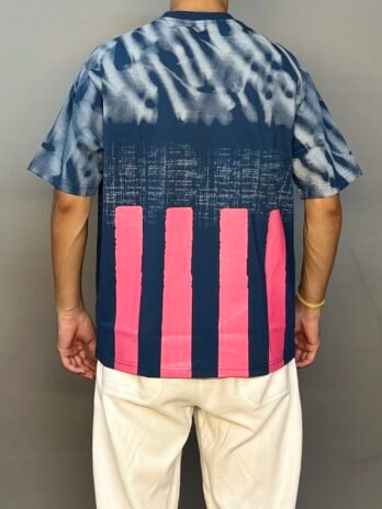 BLUE BALENCIAGA T-SHIRT