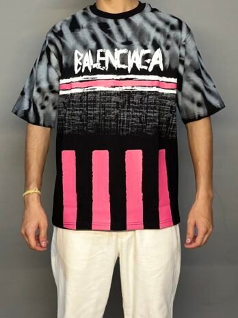 BLACK BALENCIAGA T-SHIRT
