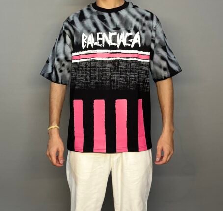 BLACK BALENCIAGA T-SHIRT