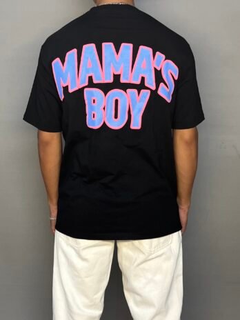BLACK MAMA’S BOY T-SHIRT